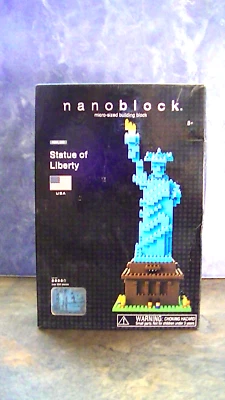 Nanoblock Statue of Liberty 650 Pieces Micro Building Blocks  Sealed - Image 1 of 4