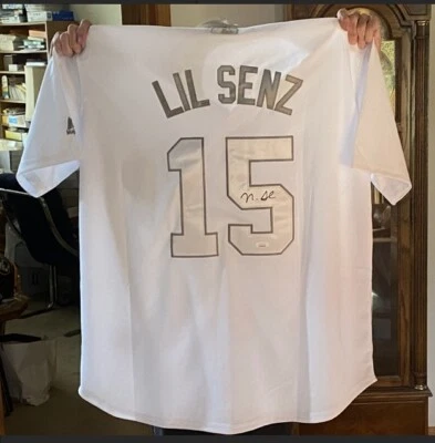 NICK SENZEL AUTOGRAPHED SIGNED CINCINNATI REDS NICKNAME JERSEY JSA - Image 1 of 4