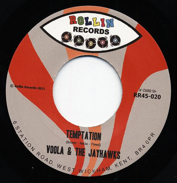 Voola & The Jayhawks - Temptation - You Sure Don't Love Me 7inch, 45rpm - Sin... - Image 1 of 1