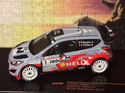 ixo ram586 hyundai i20 wrc rally antibes 2014 B.BOUFFIER 1:43 - Immagine 1 di 4