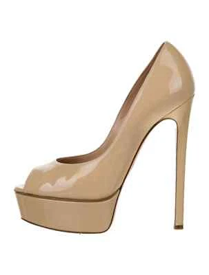 Zapatos de salón con plataforma CASADEI charol nude talla 5 | IT 35 buen estado usados. & Caja Foto 1 de 4