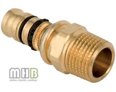 Geberit Mepla Übergang mit Außengewinde 16 20 26 32 40 Rotguss AG Fitting