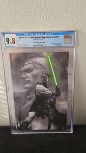 2021 IDW STAR WARS HIGH REPUBLIC ADV ANNUAL 2021 DUDE BOOKS SKETCH VAR CGC 9.8 - Picture 1 of 3