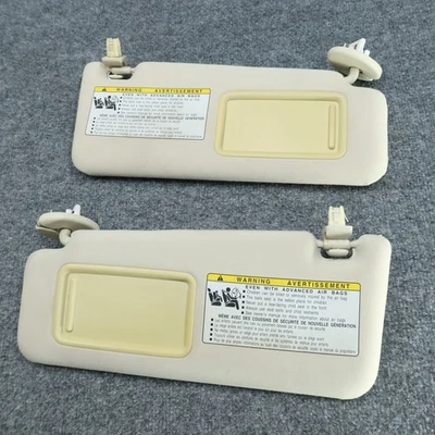 Juego de parasol Lexus IS250 IS350 2006-2013 viseras de paso del conductor beige tostado izquierda derecha OEM Foto 1 de 4