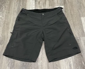 The North Face Shorts Womens Small Gray Nylon Hiking Lightweight - Picture 1 of 7