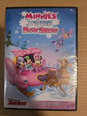 New Sealed Disney Junior Minnie's Winter Bow Show DVD Let It Snow Foto 1 de 2