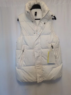 All In Motion XS Women's Long Puffer Vest Sleeveless Jacket Length msrp $40 - Image 1 of 4