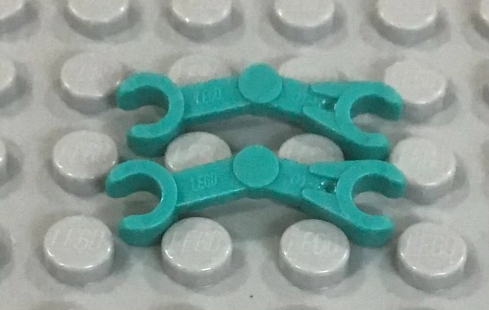 LEGO Par Turquesa Oscura Brazo Mecánico, Droide de Batalla Foto 1 de 1