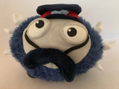 The Hive Postman Spider Blue Grey Soft Plush  Toy 8” Mookie Toys CITV Disney Jnr - Image 1 of 4