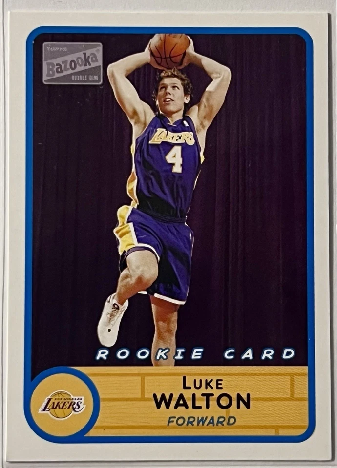 2003-04 Bazooka - Luke Walton #230 (RC) Los Angeles Lakers! - Image 1 of 2
