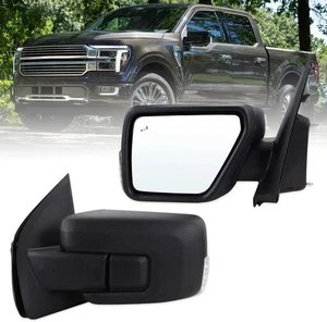 Left Driver Side Mirror Compatible with 2021-2025 Ford F150 with Manual Folding - Foto 1 di 6