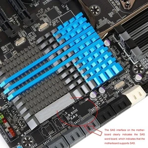 `Sff-8482 Computer Cable Connectors Sas To 22Pin Hard Disk Drive Raid - Photo 1/7