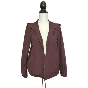 Eileen Fisher Damen Kapuzen Full Zip Kapuzenjacke Regenmantel Gr. XS Preppy Boho - Bild 1 von 11