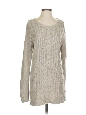 Long Tall Sally Women Silver Pullover Sweater XS - Image 1 of 4