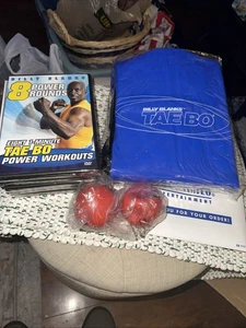 Billy Blanks - Tae Bo Power Deluxe Kit  Speed Bag & Pump Set Plus DVD’s More - Picture 1 of 4