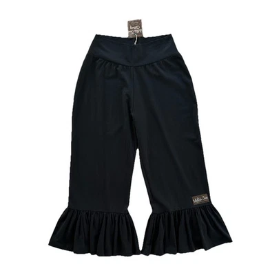 Pantalones Matilda Jane Big Volantes Negros Cortos Para Mujer Talla Pequeña NUEVOS CON ETIQUETAS 186528 Foto 1 de 4