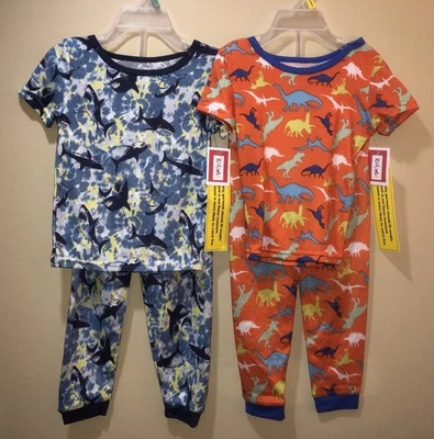 Nuevo con etiquetas Juegos de 2 piezas Kidgets 24 Mos para niños pequeños manga corta 2 juegos tiburones dinosaurios Foto 1 de 4
