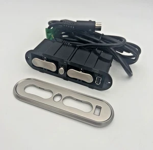 Comando interruttore RAFFEL modello CTR UR2 49 BR VER A nero con USB - per reclinabile - Foto 1 di 4