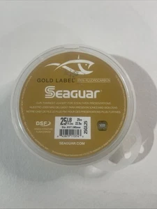 Seaguar Gold Label Fluorocarbon 25 lb Leader Wheel 25 Yards - Picture 1 of 2