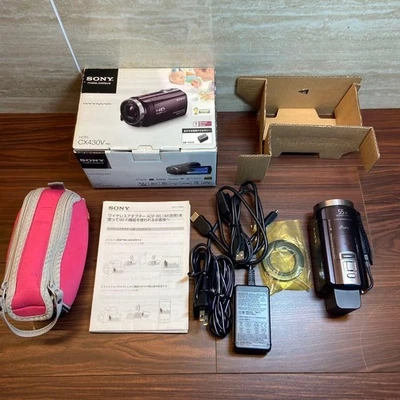 Sony HDR-CX430V Camcorder Brown Full HD with Box, Charger and Case - Image 1 of 4