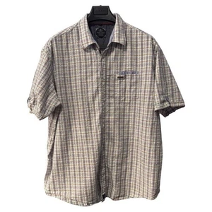 Point zero men's 2X button down short sleeve shirt - Picture 1 of 4