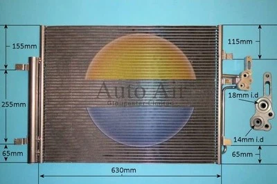 Condensador de ar condicionado compatível com Ford Mondeo 2.0 GLP 2.0 SCTI ar automático 16-1336 - Imagem 1 de 4