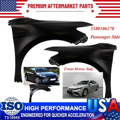 Guardabarros delantero para Toyota Camry 2018 2019 2020 2021-2024 lado del conductor y del pasajero Foto 1 de 4