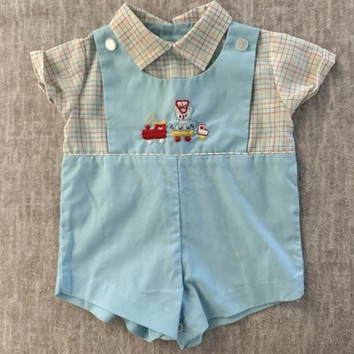 Vintage Cradle Togs Baby Outfit 0-3 Months Made In Philippines - Image 1 of 4