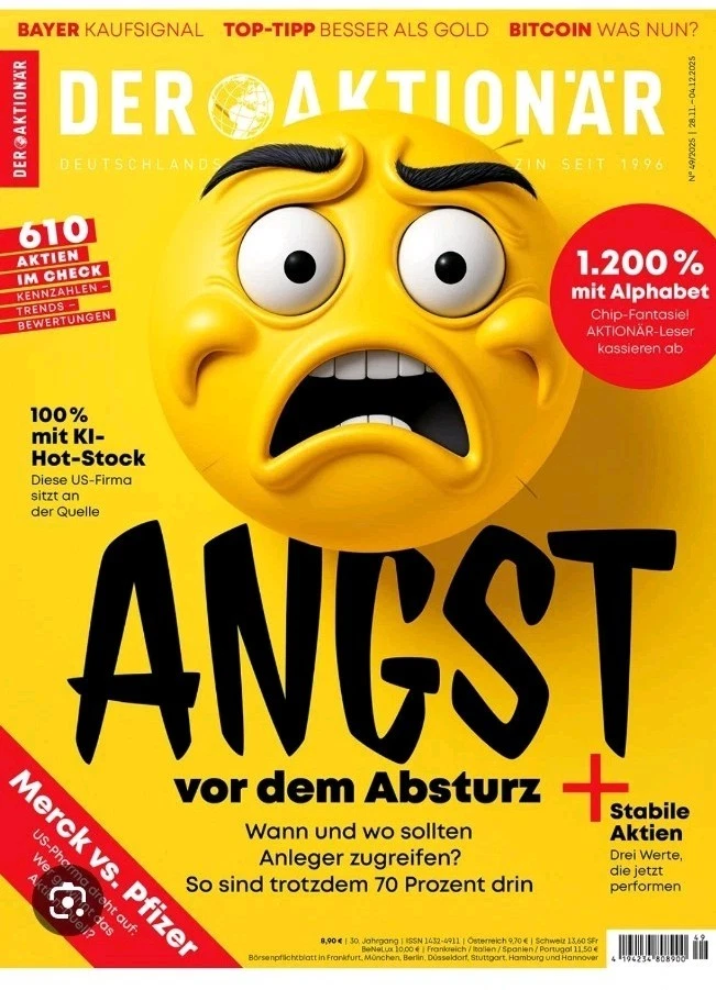 Der Aktionär N°49/25 Börsenmagazin Ausgabe: 28.11.2025 NEU und  Ungelesen! - Bild 1 von 1