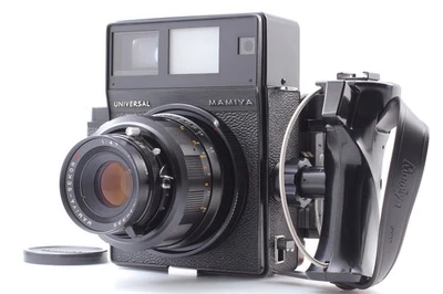 [N COMO NUEVO] Prensa universal Mamiya con parte posterior de película Sekor P 127 mm f4,7 6x7 de JAPÓN Foto 1 de 4