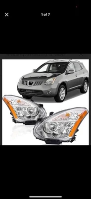 Conjunto de faros compatibles con Nissan Rogue 2008-2013, Nissan 2014-2015 Foto 1 de 4