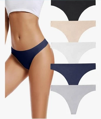 Pack de 5 Tangas para Mujer Bragas de Encaje Lencería Sexy Ropa Interior Bikini Foto 1 de 4