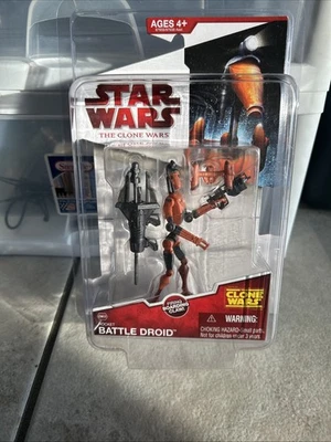 Star Wars The Clone Wars Rocket Battle Droid CW03 Hasbro 2009 Foto 1 de 4