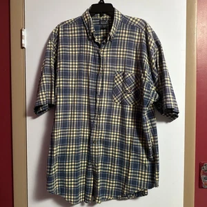 Ducks Unlimited Mens Button Up Short Sleeve Shirt Outdoors Hunting Size XL - Picture 1 of 9