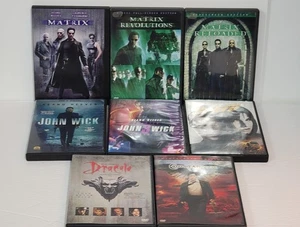 Keanu Reeves 8 DVD Filmsammlung Matrix John Wick Speed Dracula Constantine - Bild 1 von 5
