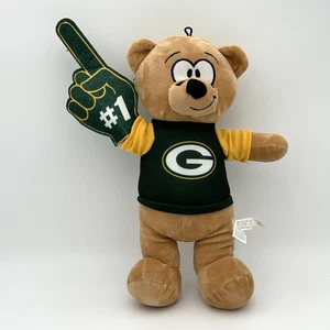 Oso de peluche de peluche Green Bay Packers Good Stuff #1 Fan Plush - Imagen 1 de 5