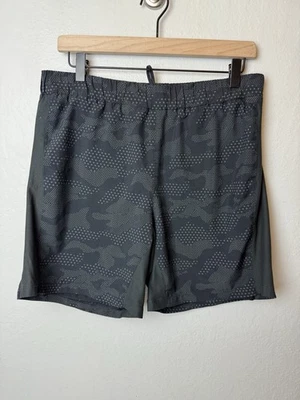 Salomon Hombres Agile 5" Activo Corto Talla Grande Azul Forrado Cremallera Bolsillo Cordón Foto 1 de 3