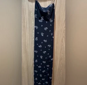 ESPRIT Damen Sommerkleid 3/4 schwarz-weiß ärmellos A-Linie Maxi Freizeit - Bild 1 von 6
