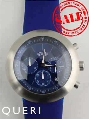 Cronógrafo Ike Pod gamuza azul 44 mm cuarzo esfera azul IPC006SILK sin usar usado Foto 1 de 4