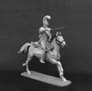1/32 Resin Model Kit Napoleonic Wars Saxon Rider Horseman Unpainted - Picture 1 of 4