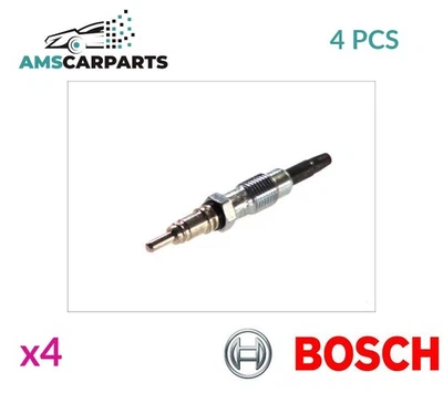 ENGINE GLOW PLUGS 0 250 201 053 BOSCH 4PCS NEW OE REPLACEMENT - Image 1 of 4
