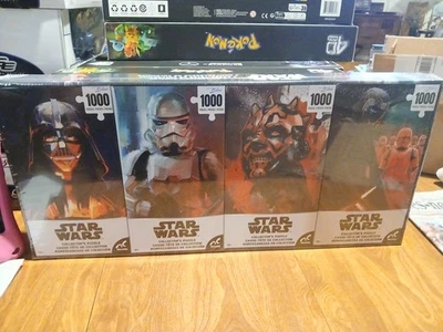 Star Wars Collector Puzzles SET OF 4 Darth Vader, Storm Trooper, Sith Darth Maul - Image 1 of 4