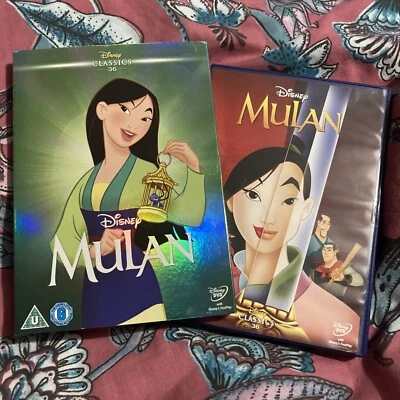 (15) Disney Mulan DVD (2010) + Collector's O-Ring Sleeve Slipcover - Image 1 of 4