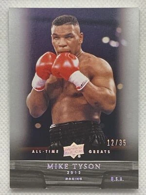 2012 UPPER DECK USA BOXING ALL TIME GREATS MIKE TYSON 12/35 - Image 1 of 2