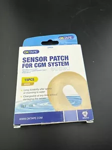 OK TAPE Adhesive Patches for Dexcom G4/G5, Pre-Cut CGM Patches 15PCS 📦 - Picture 1 of 2