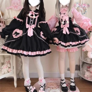 Vestido japonés con tirantes Lolita Kawaii JSK con lazo dulce para mujer - Imagen 1 de 32
