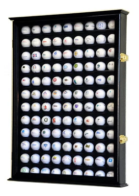 Vitrina de pelotas de golf PGA 108 gabinete soporte de pared caja con puerta - bloqueable Foto 1 de 4