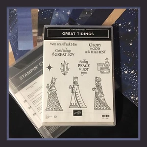 Stampin' Up! TOLLE NACHRICHT Briefmarken, WEISE MÄNNER Stanzformen & O HEILIGE NACHT DSP **NEU** #422 - Bild 1 von 21