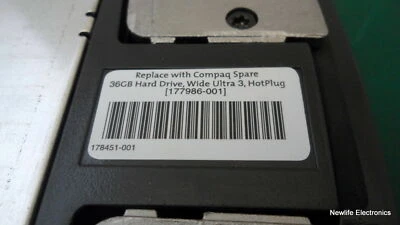 HP 177986-001 36GB 10,000 RPM 3.5 in. Wide Ultra3 SCSI HDD 176493-003 BD0366349C - Image 1 of 4