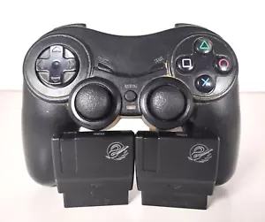 Pelican Predator Playstation 2 PS2 Wireless Controller 2 Dongles Tested - Picture 1 of 6